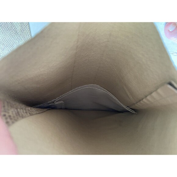 Vintage Y2K Womens Snakeskin Genuine Leather Pants Size 14 Rocker Editorial Glam - Picture 9 of 10